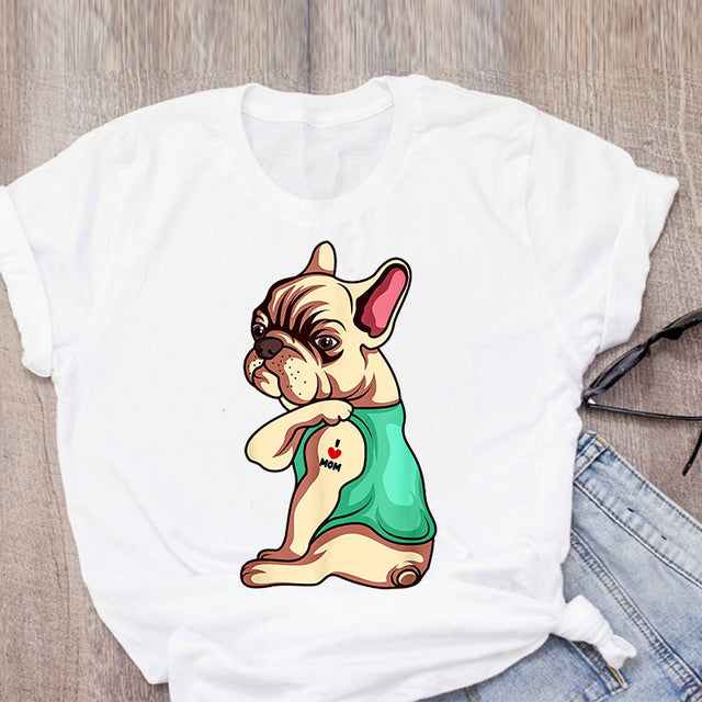 Funny Cartoon Harajuku Print O-Neck Casual Fashion Graphic Top Plus-size Unisex T-shirts