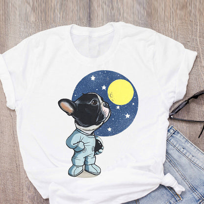 Funny Cartoon Harajuku Print O-Neck Casual Fashion Graphic Top Plus-size Unisex T-shirts
