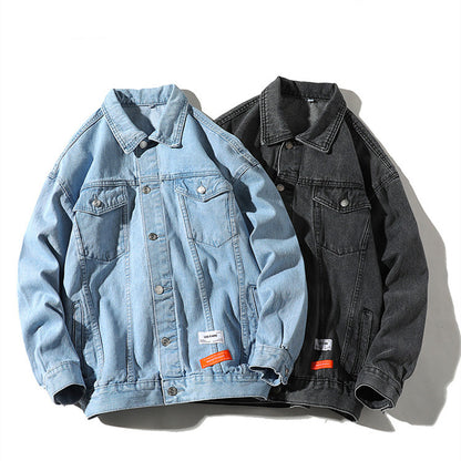 Men's casual denim jacket