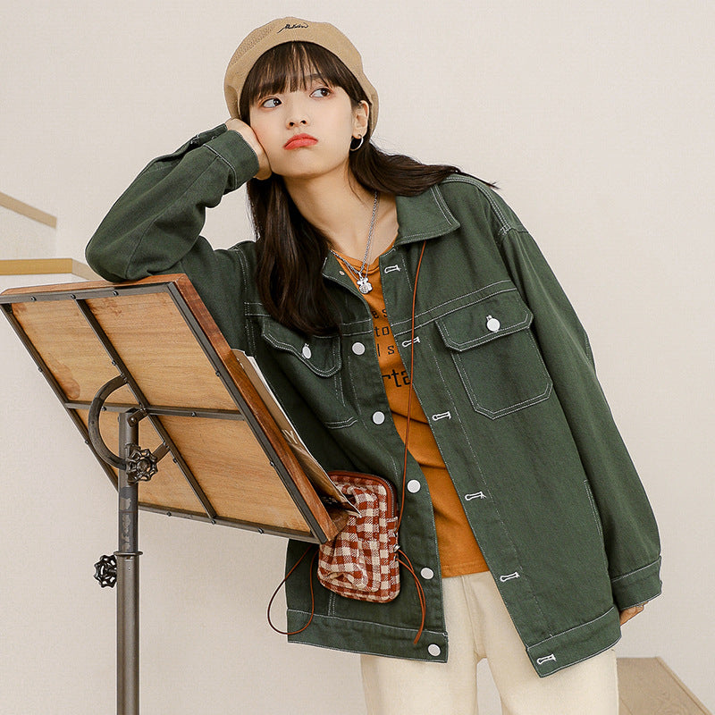 Casual Jacket Loose All-match Denim Jacket