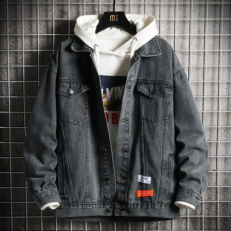 Men's casual denim jacket