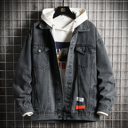 Men's casual denim jacket