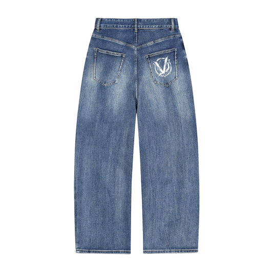 CAPSULE 01 // VINTAGE WHISKERED BAGGY JEANS [543GSM]