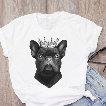 Funny Cartoon Harajuku Print O-Neck Casual Fashion Graphic Top Plus-size Unisex T-shirts