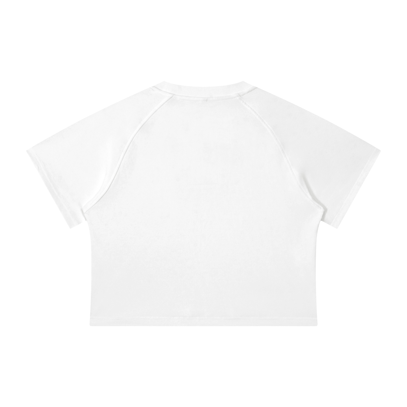 CAPSULE 01 // SLIM MATRIX RIBBED CROP T-SHIRT [250GSM] — WHITE