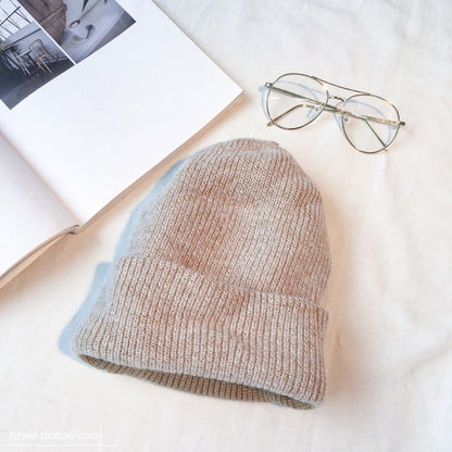 Autumn Winter Rabbit Hair Winter Skullies Hat