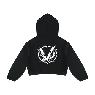 // CAPSULE 01 // FEMME QUARTER-ZIP PLEATED HOODIE [310GSM]