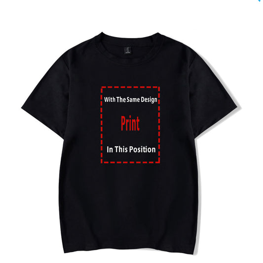 Personalized and comfortable men's and women's short sleeve T-shirts
