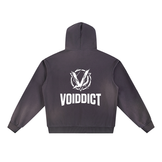 // CAPSULE 01 // INDUSTRIAL SUN-FADE DISTRESSED HOODIE [465GSM]