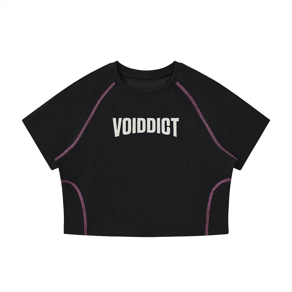 CAPSULE 01 // CONTRAST MATRIX RAGLAN CROP [210GSM] — PLUM PURPLE, ARMY GREEN, BLACK