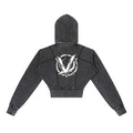 FEMME PANELLED CROPPED HOODIE [400GSM]