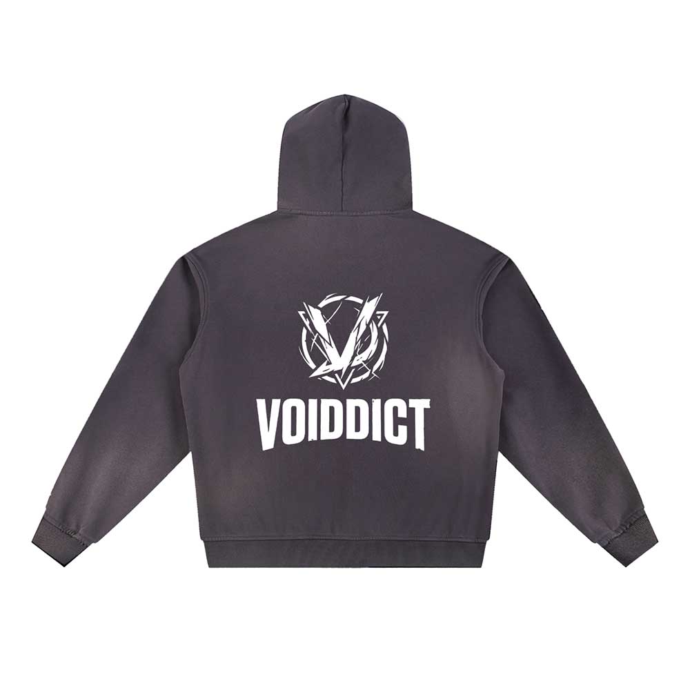 INDUSTRIAL SUN-FADE DISTRESSED HOODIE [465GSM] — PURPLE