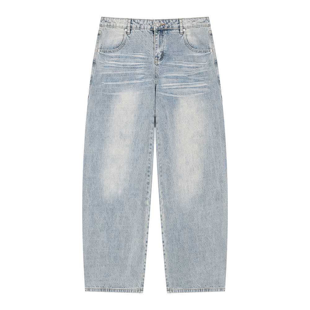 VINTAGE WHISKERED BAGGY JEANS [465GSM]