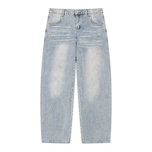 VINTAGE WHISKERED BAGGY JEANS [465GSM]