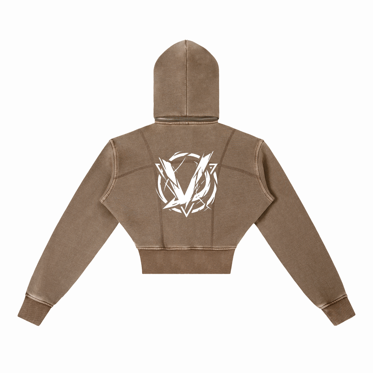 CAPSULE 01 // FEMME PANELLED CROPPED HOODIE [400GSM]