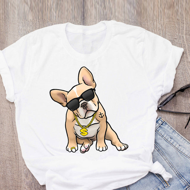 Funny Cartoon Harajuku Print O-Neck Casual Fashion Graphic Top Plus-size Unisex T-shirts